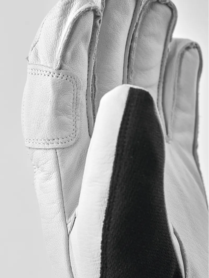 Hestra Army Leather Patrol Short Cuff Mens Ski Gloves - Black-3